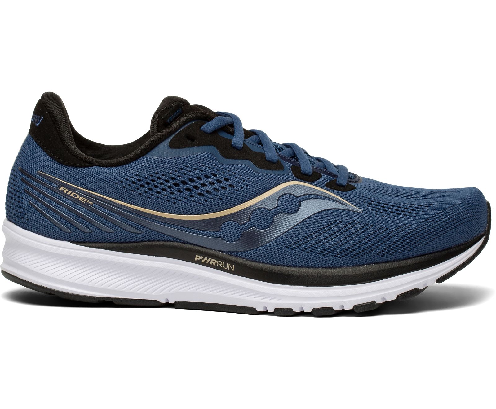 Férfi Saucony Ride 14 Futócipő Sötétkék Fekete | HU 877ZUT